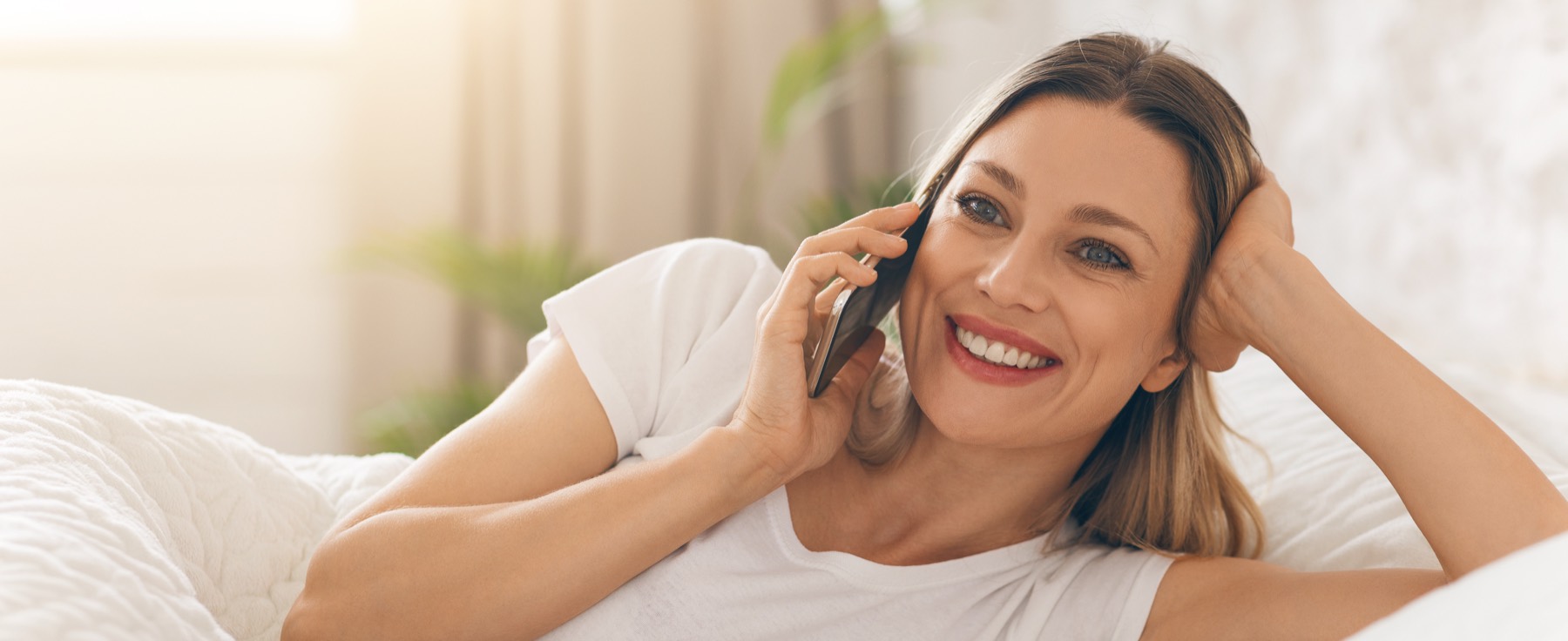 A reassuring recovery education call from home